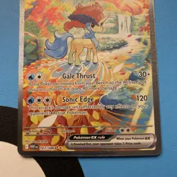 Keldeo ex SIR 167/086 English White Flare Pokemon Scarlet & Violet - Image 2