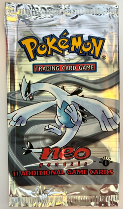Lugia 1st Edition Neo Genesis Empty Booster Pack Pokemon 2000 EX - Image 1