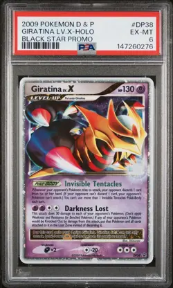 PSA 6 2009 POKEMON DIAMOND & PEARL BLACK STAR PROMO #DP38 GIRATINA LV.X-HOLO - Image 1