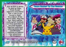 2000 Topps Pokemon Movie Animation Edition Team Rocket To The Rescue #50 - Image 2