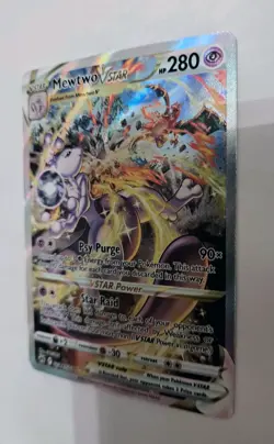 Pokemon Mewtwo VSTAR GG44/GG70 2023 Crown Zenith Galarian Gallery NEAR MINT - Image 3
