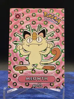 Meowth #52 - Green Ring Holo - Pokemon Electric Peru - Image 1