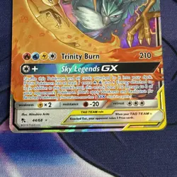 Pokemon Moltres & Zapdos & Articuno GX 44/68 Hidden Fates Holo - Image 3