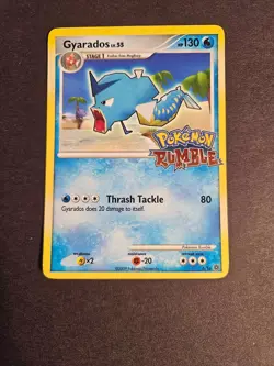 Gyarados 2009 Pokemon Rumble 6/16 Lvl 55 HP 130 Thrash Tackle 80 Dmg - Image 4