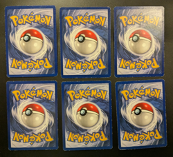 Lot of 6 Base Set (1999) Pokemon - 50% MV - Bulbasaur, Dugtrio, Dratini, etc - Image 2