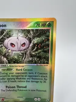 Cascoon 26/109 EX Ruby and Sapphire Reverse Holo Uncommon Pokemon TCG MP - Image 3