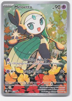 Meloetta - 026 026 Holo Illustration Rare ME: Mega Evolution Promo Pokemon NM - Image 1