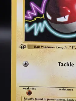 The Pokemon Company Voltorb Base Set Shadowless 1st Ed 067/102 40 HP 1999 Engli… - Image 2