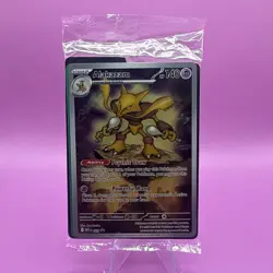 Pokemon TCG Alakazam 009 Mega Evolutions ETB Promo NM Sealed - Image 1