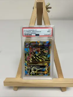 PSA 9 Primal Groudon EX 97/98 XY Ancient Origins 2015 POKEMON FULL ART HOLO #97 - Image 1