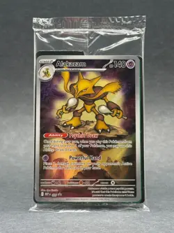 Pokemon - 009 Alakazam ME01 Mega Evolution Black Star Promo Sealed NM TCG - Image 1