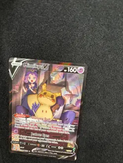 Pokemon Mimikyu V Full Art Ultra Rare Holo Swsh09 TG16/30 Trainer Gallery 160 HP - Image 3