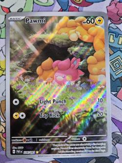 Pawmi 226 /091 Paldean Fates NM Pokemon Illustration Rare EN - Image 1