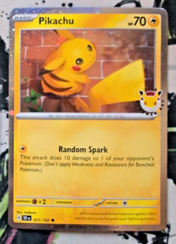 Pikachu 051/162 Cosmos Holo Pokemon Day 2026 - Image 1