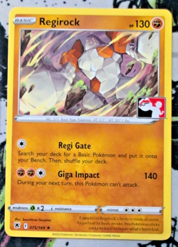 Regirock 075/189 Pokemon Play! Prize Pack Series 3 - Image 1
