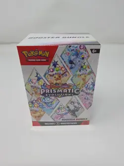 Pokemon TCG Scarlet & Violet Prismatic Evolutions Booster Bundle Box Sealed New - Image 1