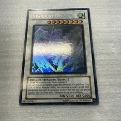 Yugioh Stardust Dragon TDGS-EN040 Ghost Rare NM - Image 1