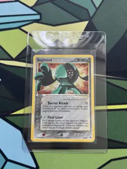 2006 Pokemon EX Legend Maker Registeel Gold Star #92 Holo - Image 2