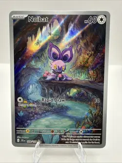 Pokemon Noibat 169/159 Sv09: Journey Together Illustration Rare Pack Fresh - Image 1