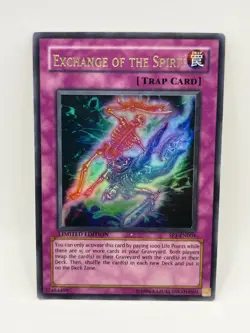 Exchange of the Spirit SP1-EN004 Ultra Rare Limited Edition - Yugioh TCG - MP - Image 1