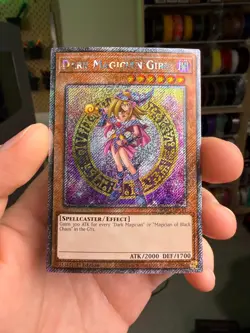 YUGIOH • DARK MAGICIAN GIRL • PLATINUM SECRET RARE • RA03-EN123 • 1st ED • NM - Image 1