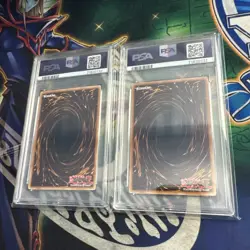 Yugioh! X2 Ghost Rare Limited Edition Mystical Space Typhoon PSA Graded 7 & 8 - Image 2