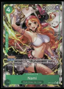 2026 One Piece The Azure Sea's Seven Nami Alternate Art OP14-031 - Image 1