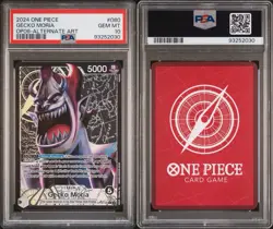 Gecko Moria Op06-080 Psa 10 Alt Art Leader English One Piece Slab - Image 3