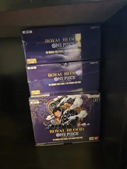 Lot of (4) One Piece English OP-10 Royal Blood Booster Boxes Sealed - Image 2