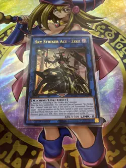 NM Sky Striker Ace - Zeke - MAMA-EN008 - Ultra Rare - 1st Edition YuGiOh - Image 1