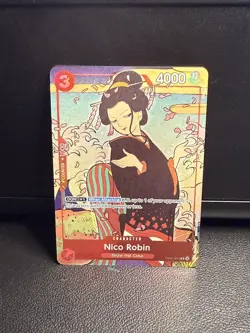 One Piece Card Game - Nico Robin OP01-017 - English 1st Anniversary - Image 1