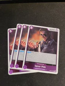 4x Senor Pink OP10-067 R One Piece Royal Blood Playset NM Pack Fresh - Image 1