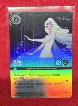 Disney Lorcana D 100 Promo Foil Lot Elsa Genie Stitch - Image 1