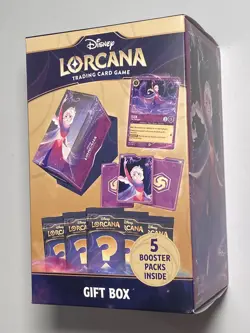Ravensburger Disney Lorcana TCG: Elsa Gift Box & Mixed Lot Of 4 Booster Packs - Image 2