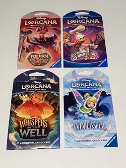 Ravensburger Disney Lorcana TCG: Elsa Gift Box & Mixed Lot Of 4 Booster Packs - Image 5