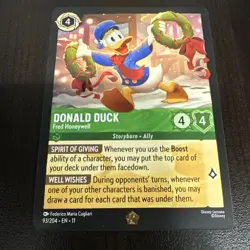 Disney Lorcana Donald Duck-Fred Honeywell 93/204 Cugliari 4/4 4 Cost English - Image 1