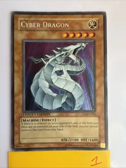 Cyber Dragon Secret Rare YuGiOh Card! Limited Edition #CT03-EN002 Secret Rare - Image 1