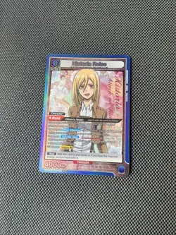 UNION ARENA UA23BT/AOT-1-022 SR Historia Reiss SR Attack on Titan Card NEW - Image 1