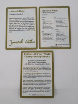 MTG Magic: The Gathering World Championship 2000 - Janosch Kuhn - 90 Card Deck - Image 5