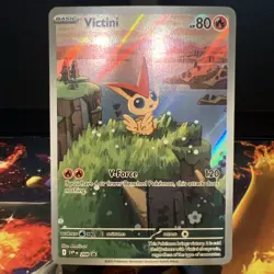 Pokemon TCG Victini Black Bolt & White Flare Promo Card Illustration SVP208 - Image 1
