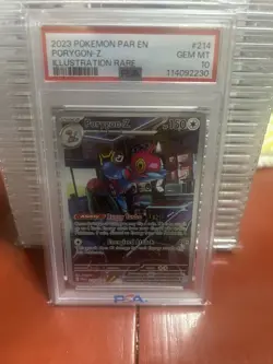 Pokemon TCG Porygon-Z Holo Illustration Card 214/182 Paradox Rift Psa 10 - Image 1