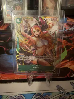 One Piece TCG Nami OP14-031 Alt Art SR The Azure Sea’s Seven English OP14 TCG - Image 1