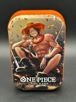 One Piece TCG Ace Luffy Sabo NM Promos + Empty Tins No Packs - Image 3