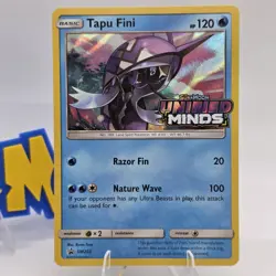 Tapu Fini - SM203 - Pokemon Sun & Moon Promo Prerelease Holo Rare Card LP/NM - Image 1