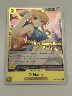 O-Nami (Beginners Deck Party [ST-23] - [ST-28] Participation Pack) OP06-101 - Image 1
