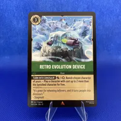 Disney Lorcana Winterspell Retro Evolution Device 100/204 NM Rare - Image 1