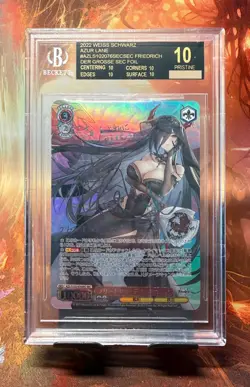 Friedrich der Große SEC Weiss Schwarz Azur Lane 2022 BGS Pristine 10 Black Label - Image 1