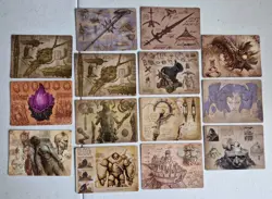 14x Brother's War Schematic Art Card Lot Magic the Gathering - MTG Lot - Image 1