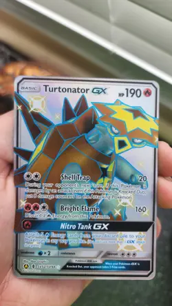 Turtonator GX Holo SV52/SV94 NM Hidden Fates: Shiny Vault Pokemon Card - Image 1