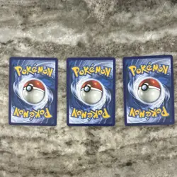 Pokemon TCG Fossil Unlimited WOTC Ditto Dragonite Gengar 3-Card Lot - Image 2